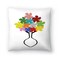 Holding Some Flowers Throw Pillow Americanflat Decorative Pillow